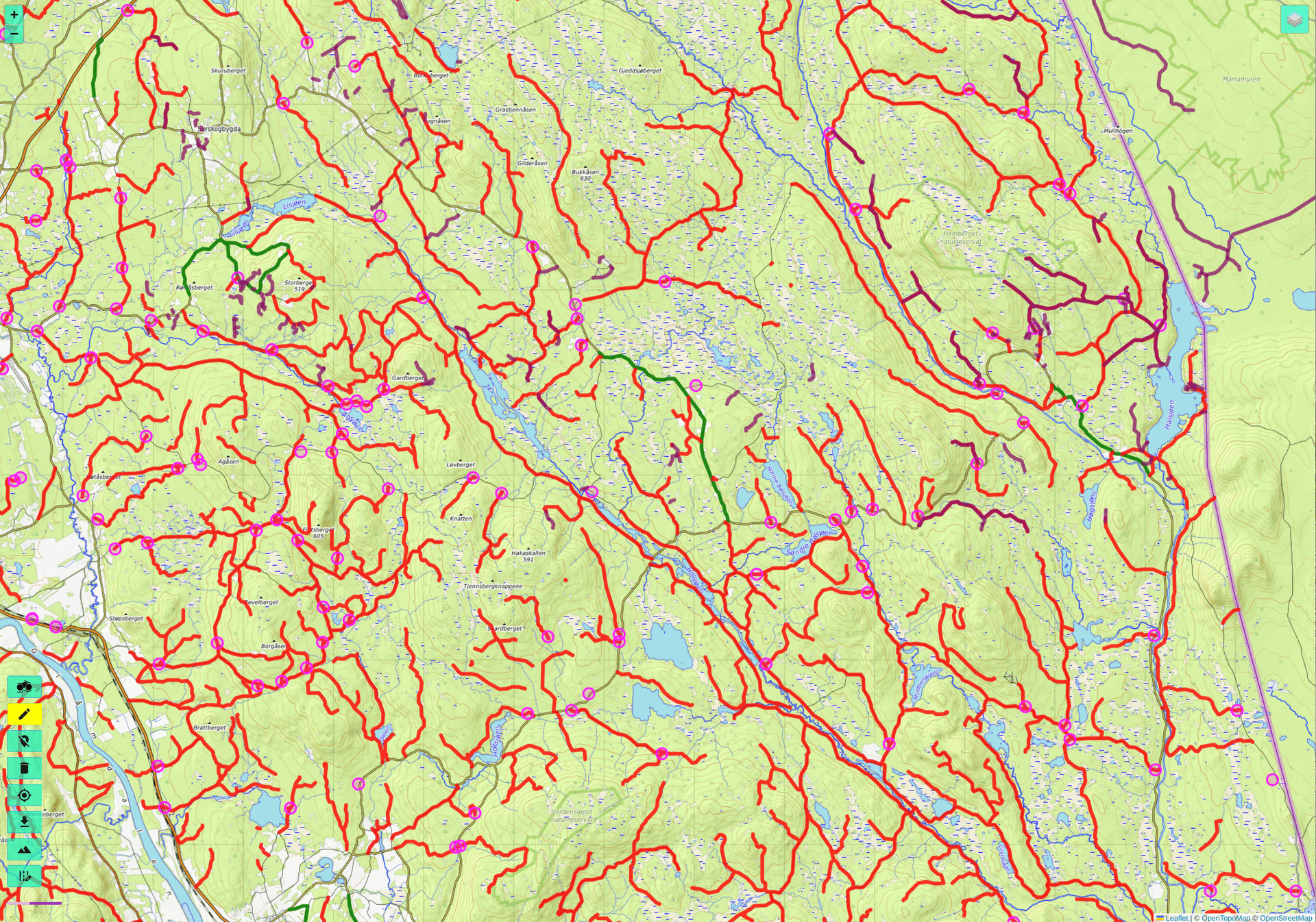 Gravel map